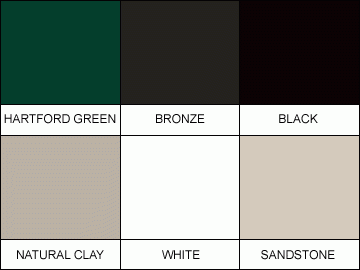 standard aluminum colors