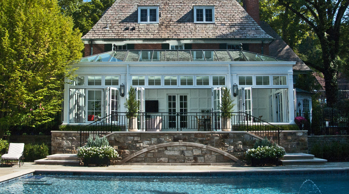 pool house conservatory