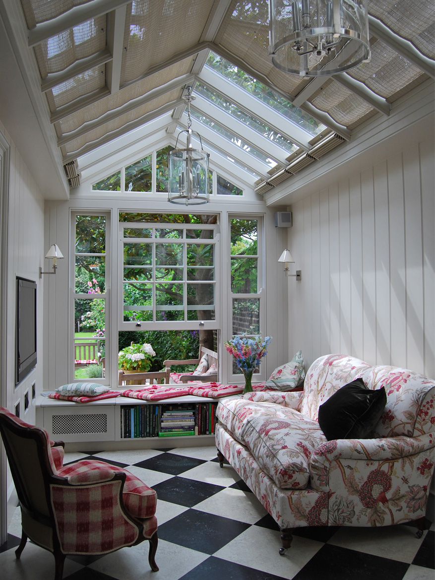 cozy conservatory